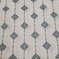 Off White & Teal Green Geometerical Sequence Embroidery - TradeUNO