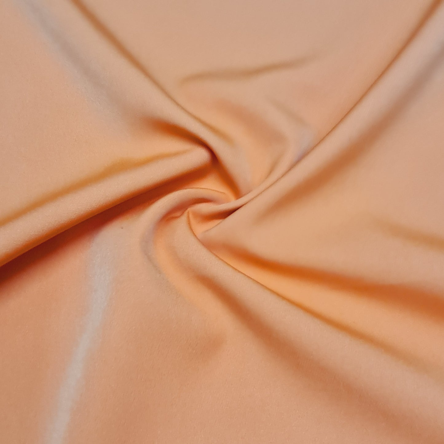 Orange Solid Banana Crepe Fabric - TradeUNO