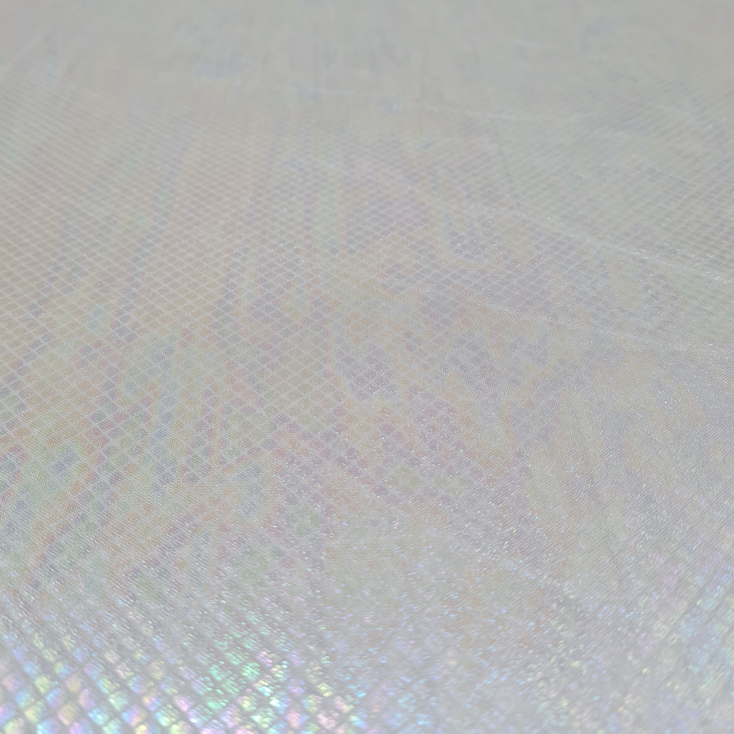 Sea Green Geometerical D Rainbow With Lurex Knit Lycra Fabric - TradeUNO