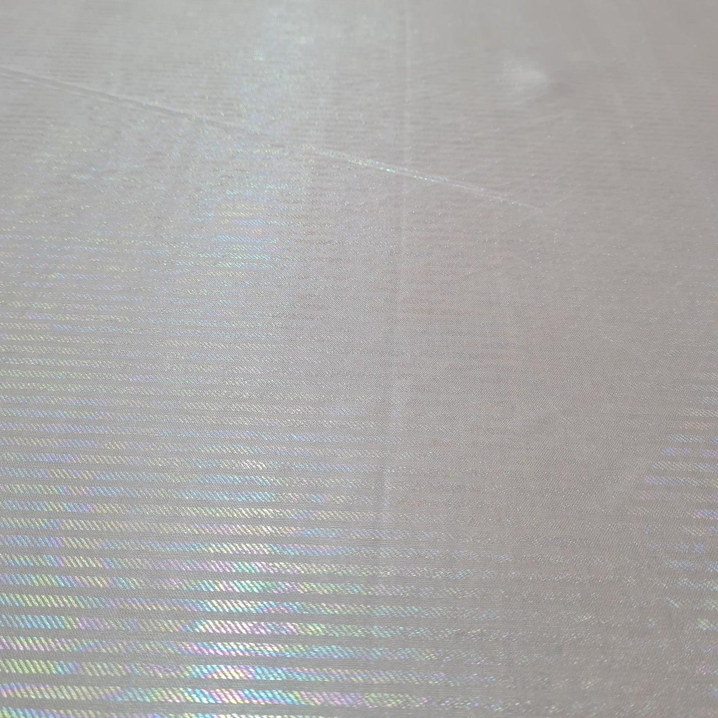 Grey Stripes D Rainbow With Lurex Knit Lycra Fabric - TradeUNO