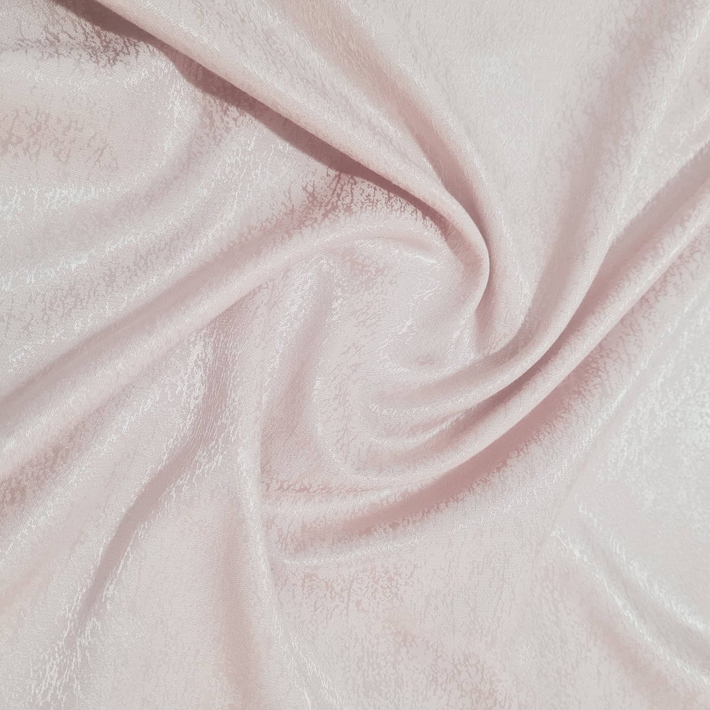 Pink 3D Foil Silk Crepe Fabric - TradeUNO