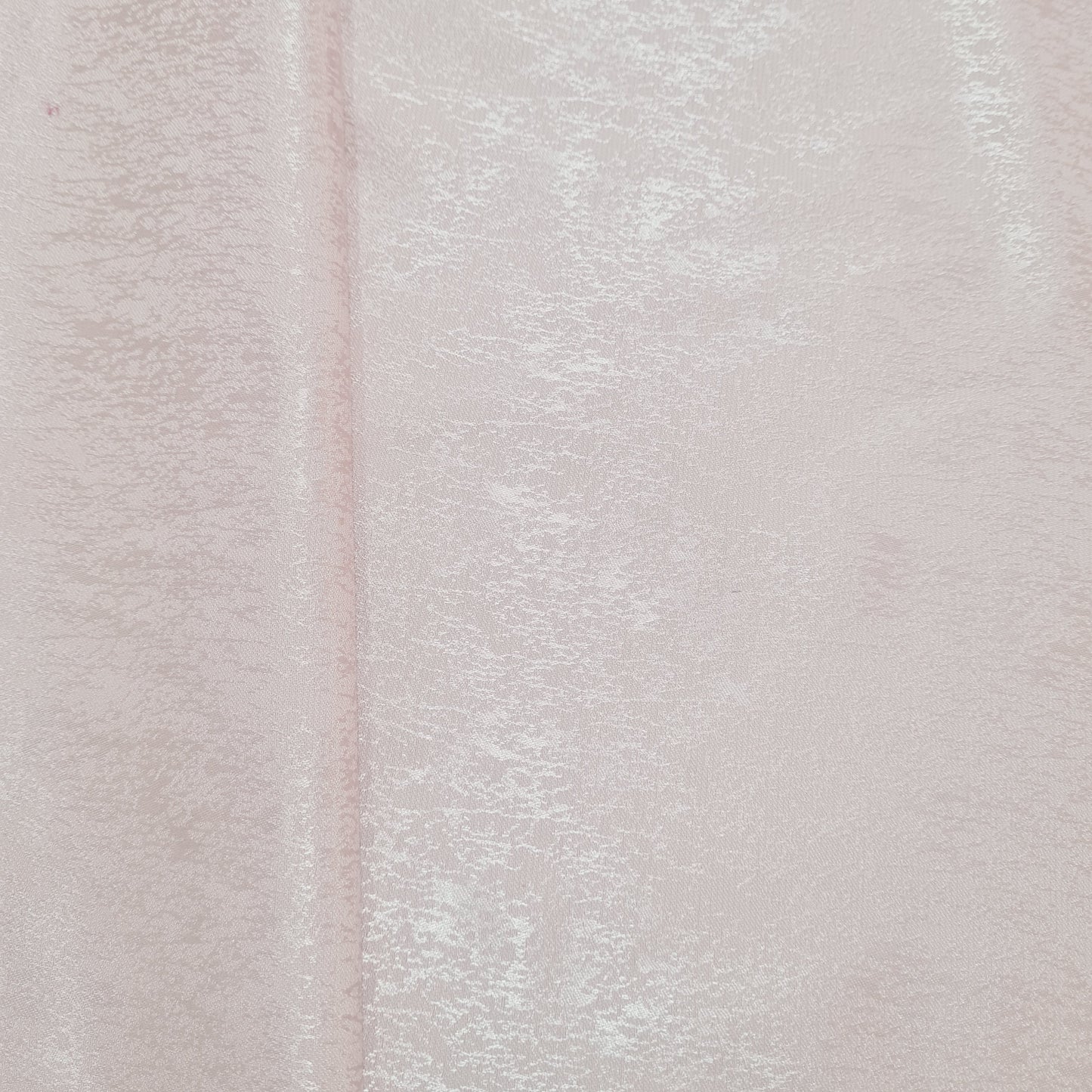 Pink 3D Foil Silk Crepe Fabric - TradeUNO
