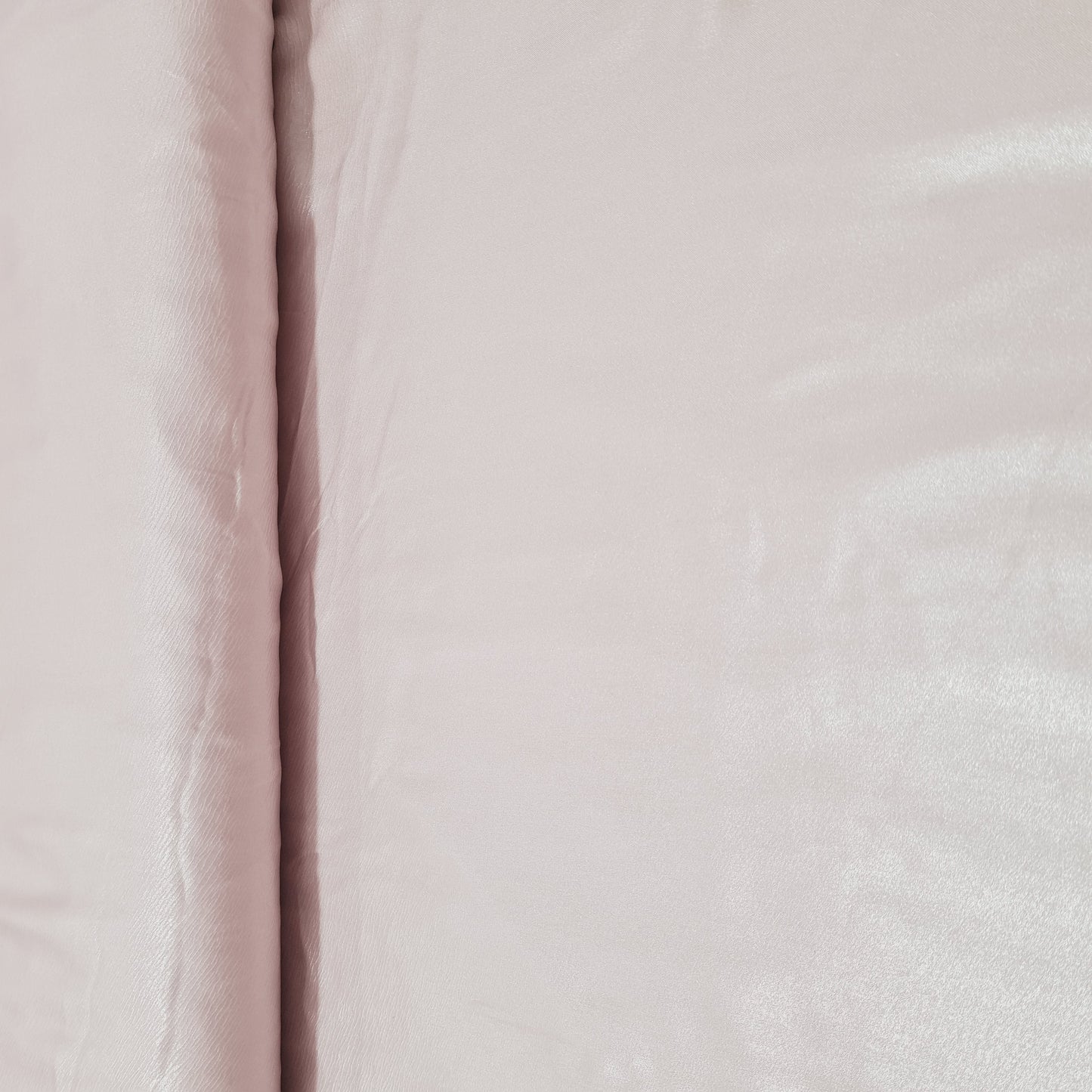 Light Pink Solid Silver Shimmer Georgrette Satin - TradeUNO