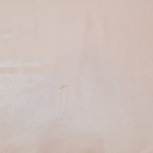 Salmon Pink Solid Silver Shimmer Georgrette Satin - TradeUNO
