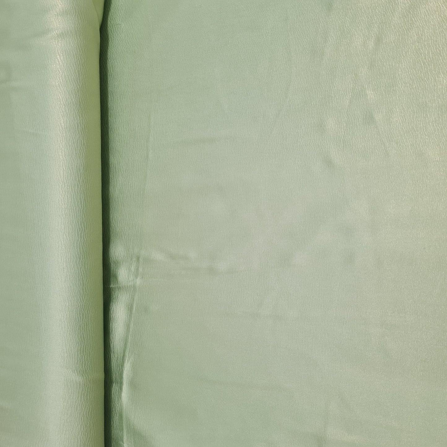 Green Solid Gold Shimmer Georgrette Satin - TradeUNO