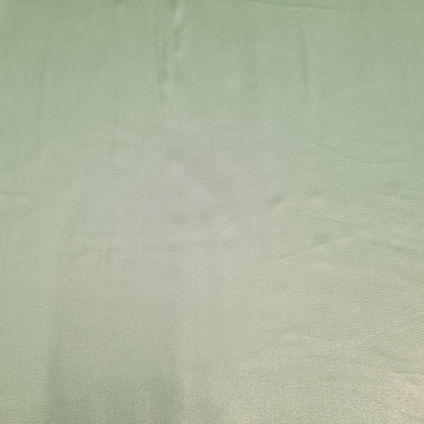 Green Solid Gold Shimmer Georgrette Satin - TradeUNO