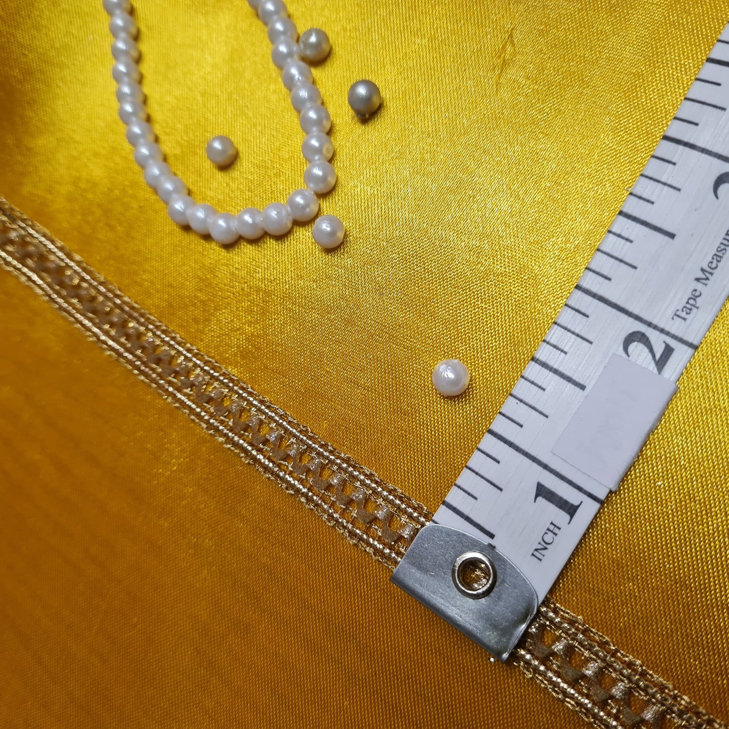 Classic Gold Piping Lace