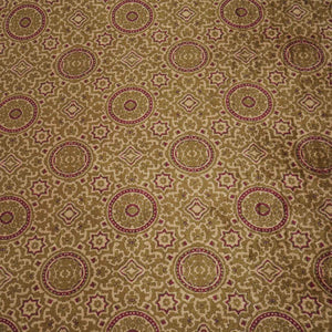 Green Ajrakh Print Velvet Fabric MF-28222 - TradeUNO