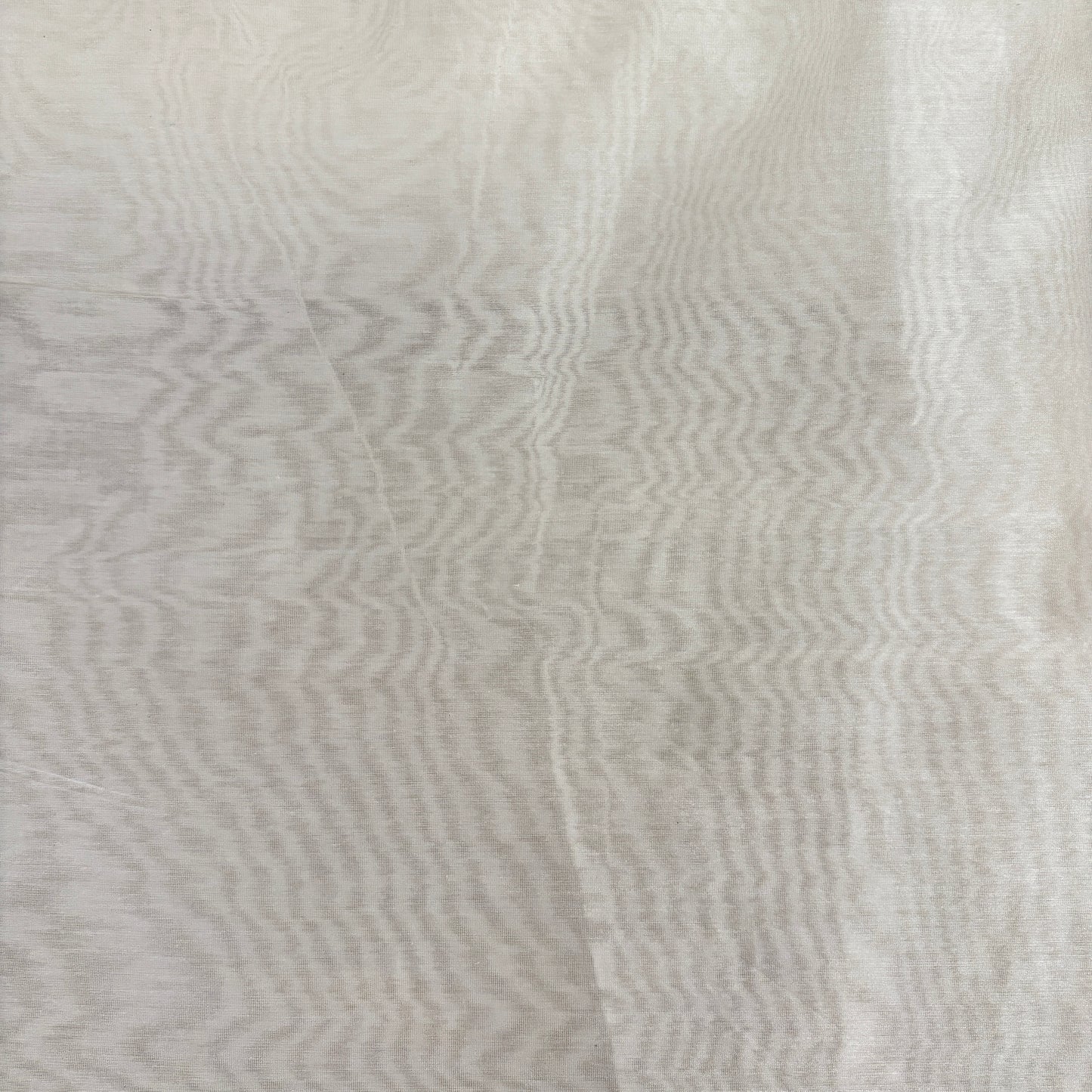 Off White Solid Dyeable 60gm Chanderi Silk Fabric KR-28229