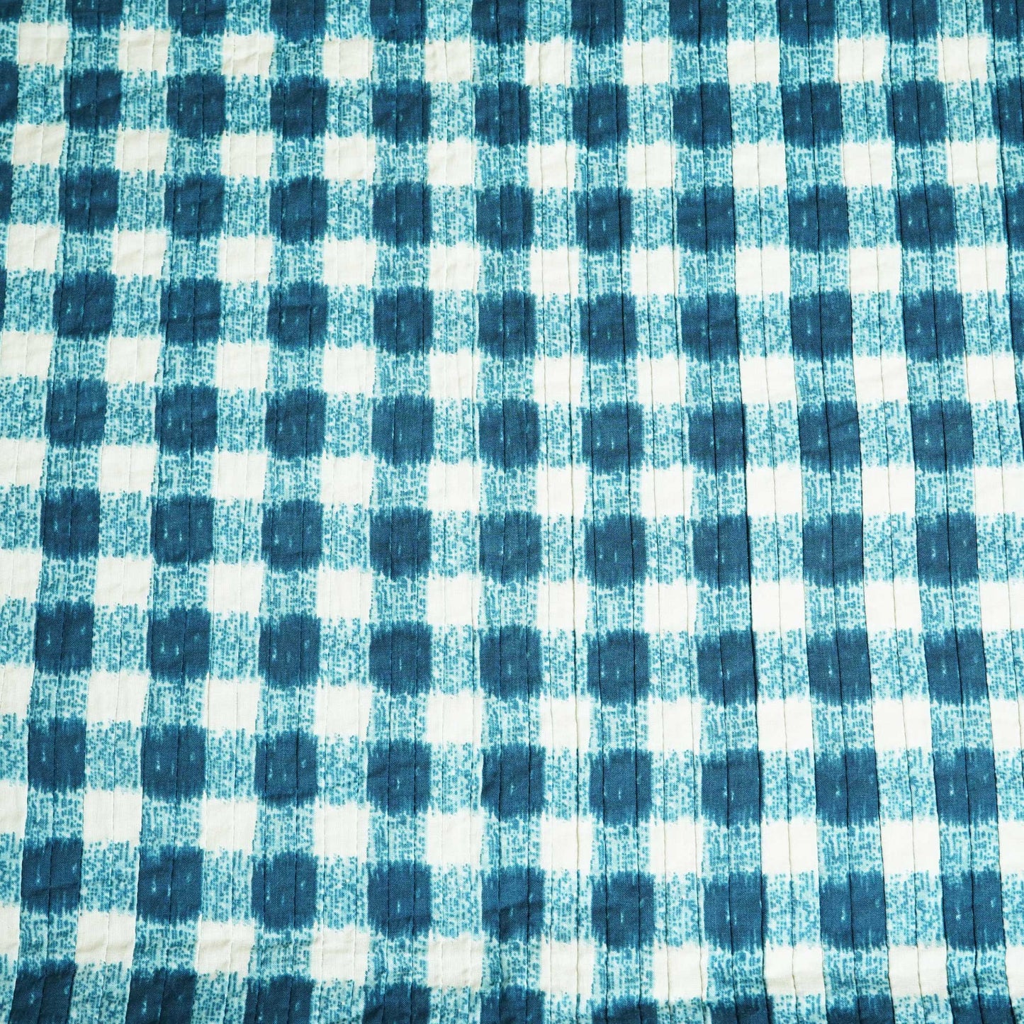 Indigo Pintuck Cotton Fabric MFL-23660