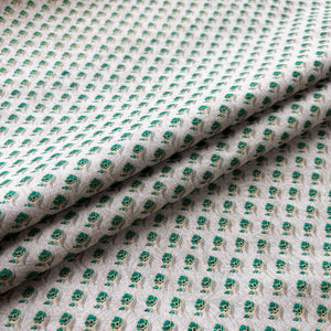 Grey Foil Print Cotton Fabric PB-23760