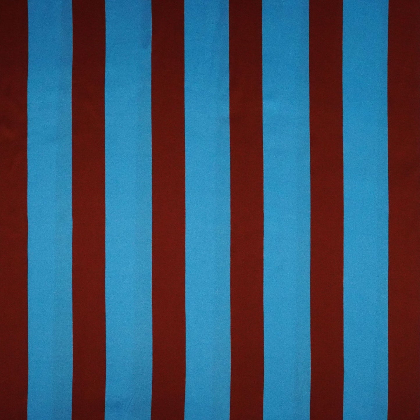 Blue & Brown Stripes Modal Satin Fabric MTF-23840