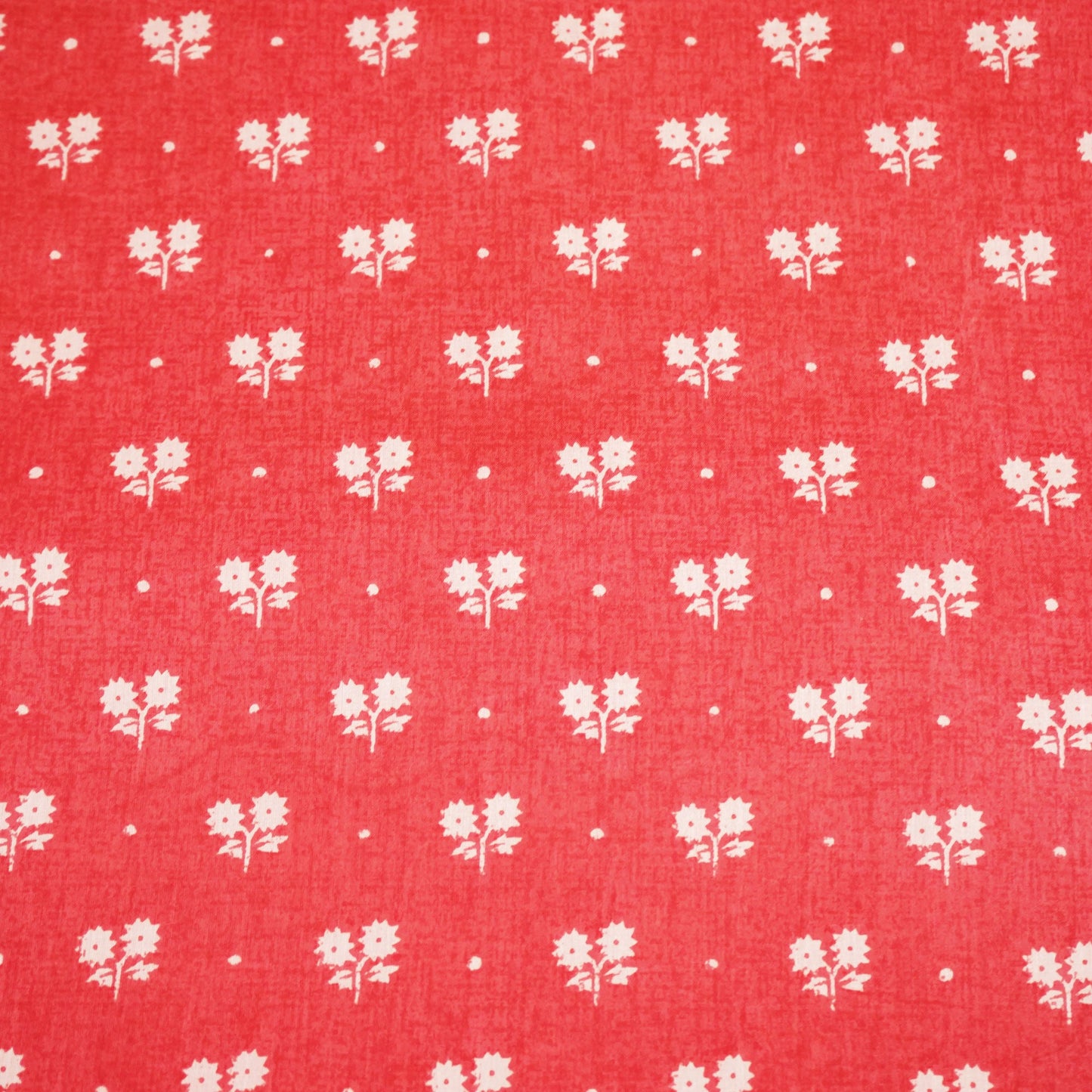 Peach Pink Bagru Print Cotton Fabric SCF-24220