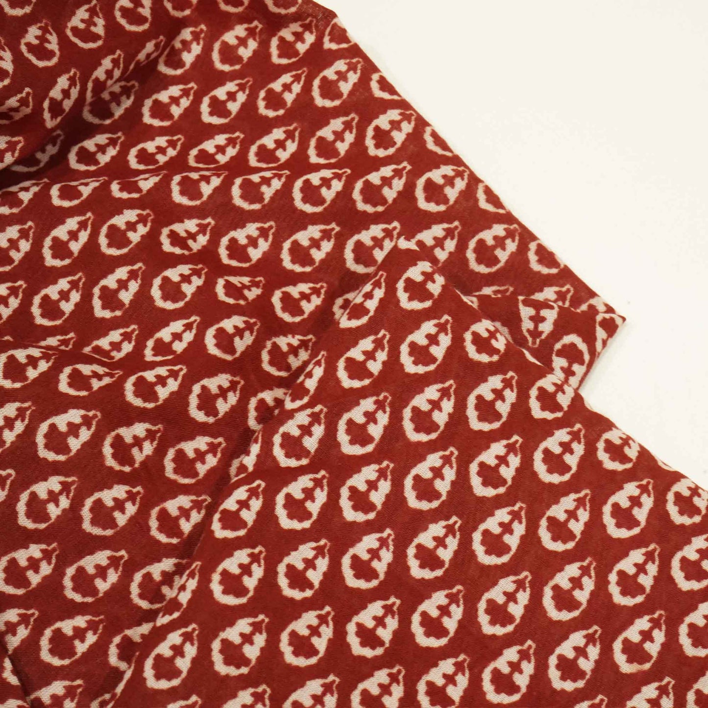 Maroon Bagru Print Cotton Fabric SCF-24242