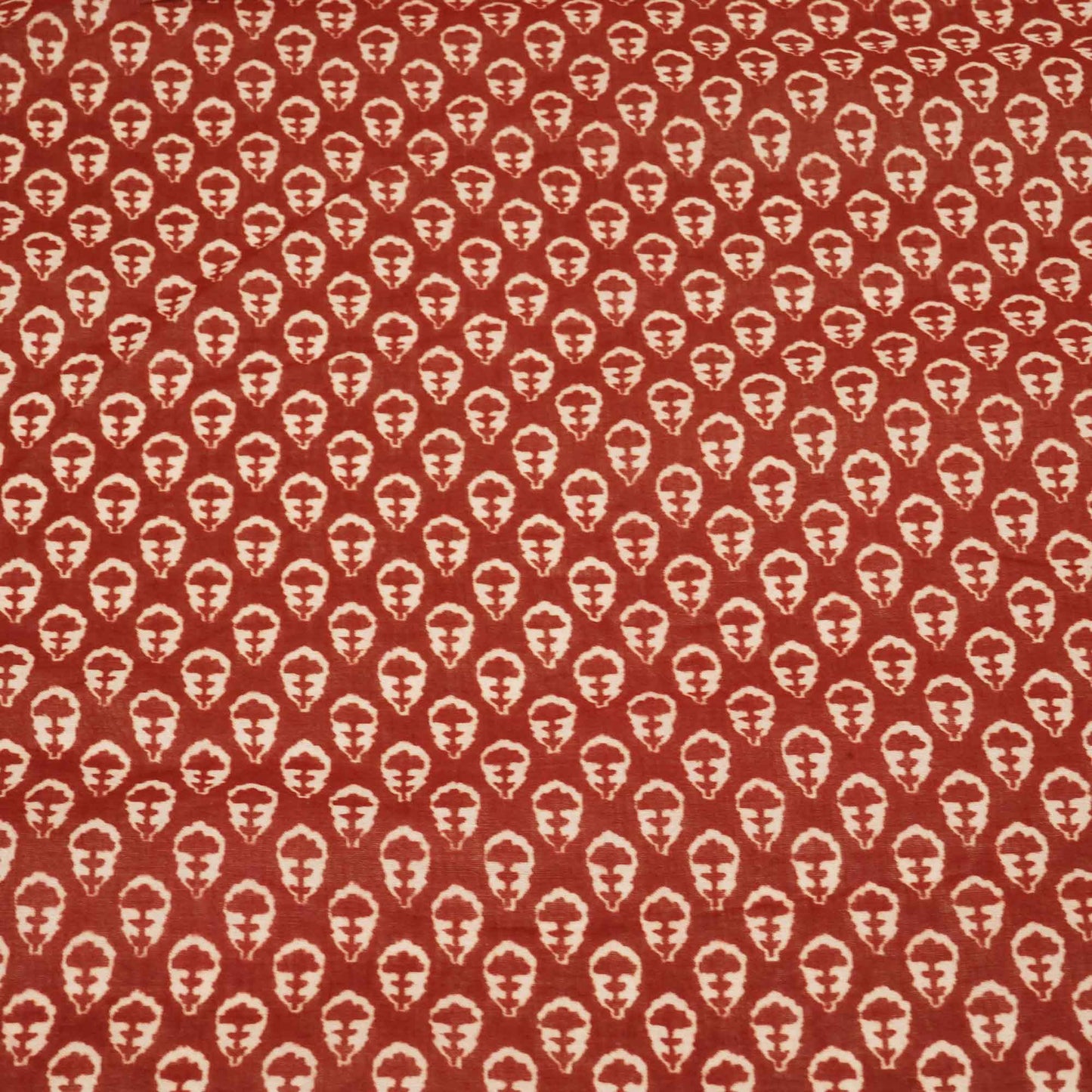 Maroon Bagru Print Cotton Fabric SCF-24242