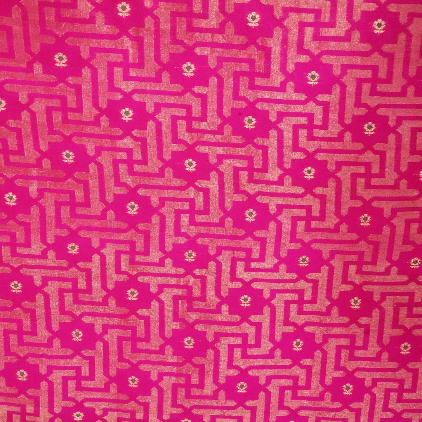 Magenta Mina Booti Dupian Silk Tissue YF-24381