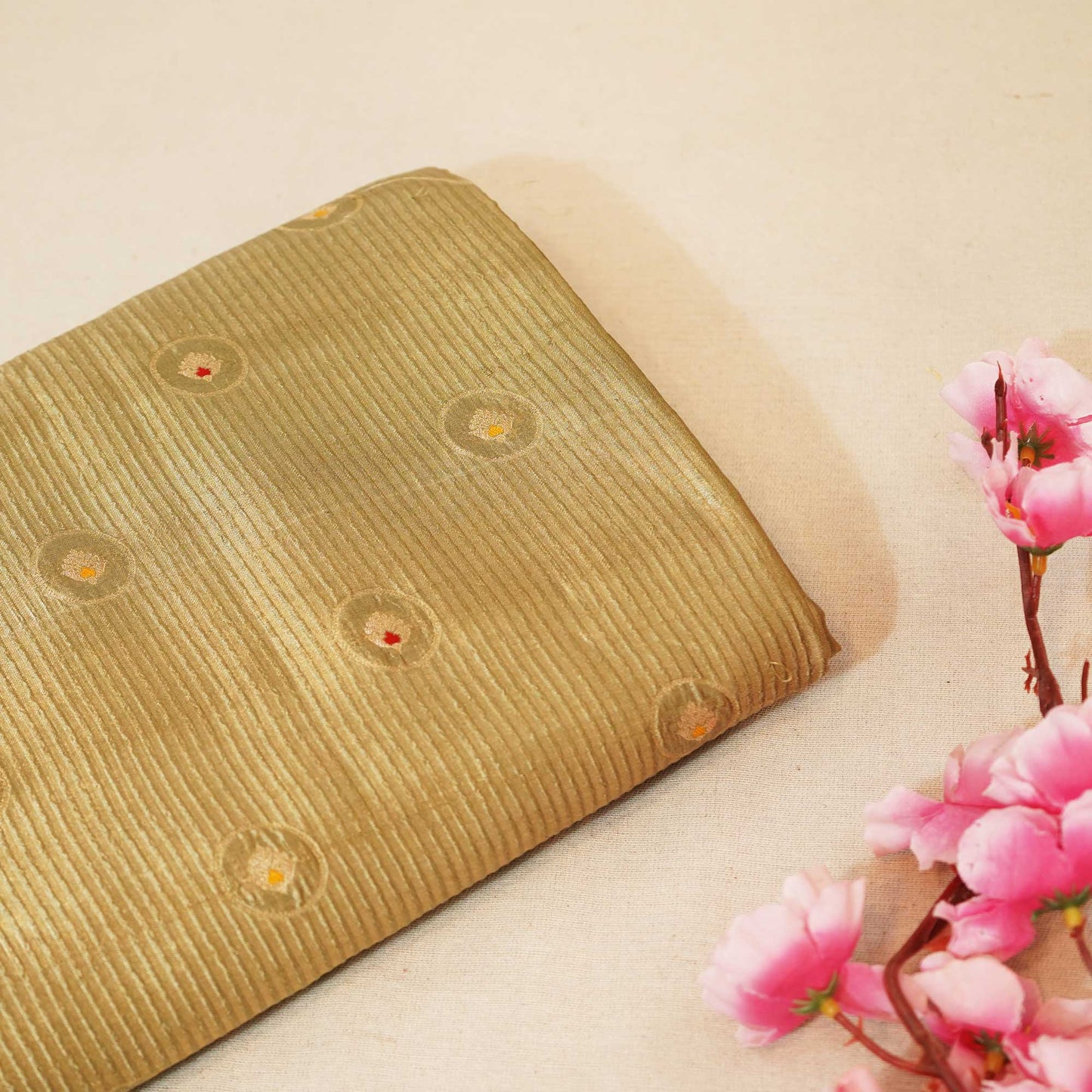 Golden Mina Booti Dupian Silk Tissue YF-24387