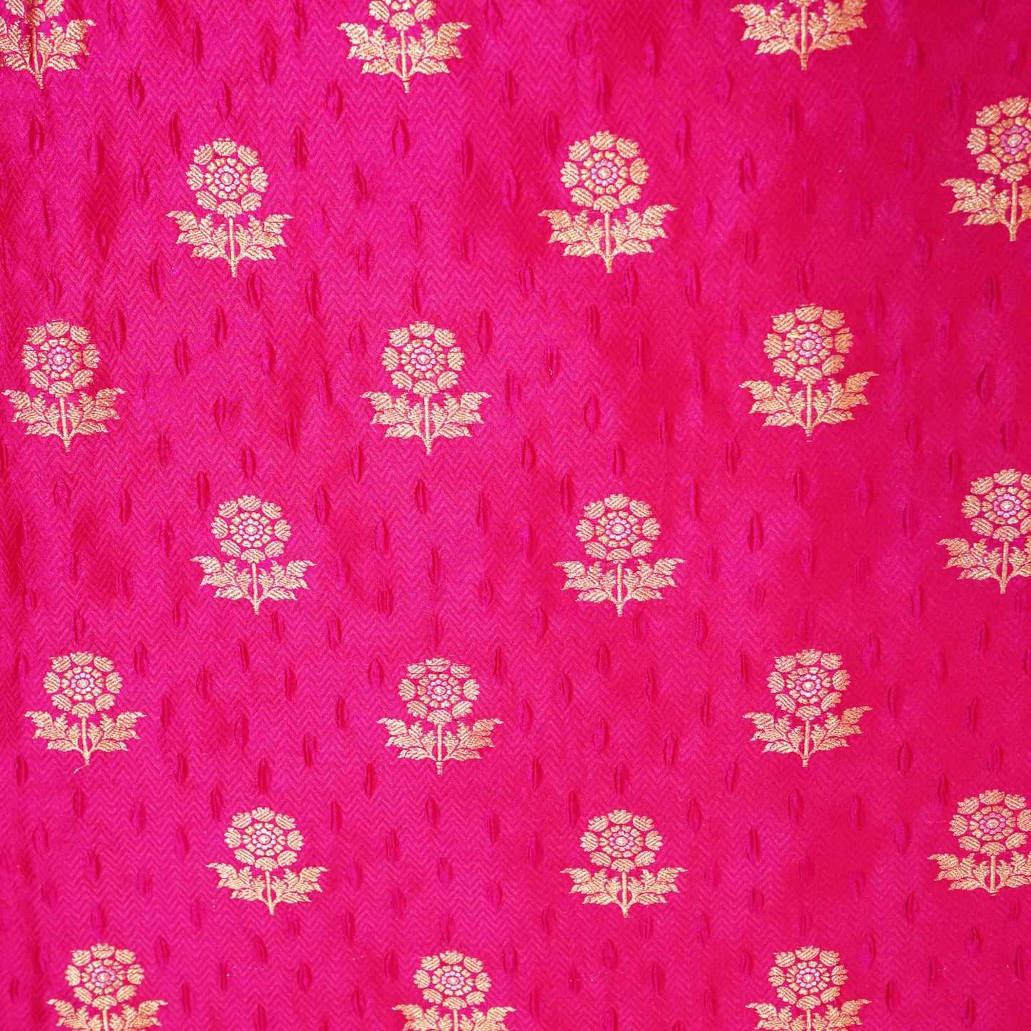 Magenta Mina Booti Texture Dupion Silk YF-24401