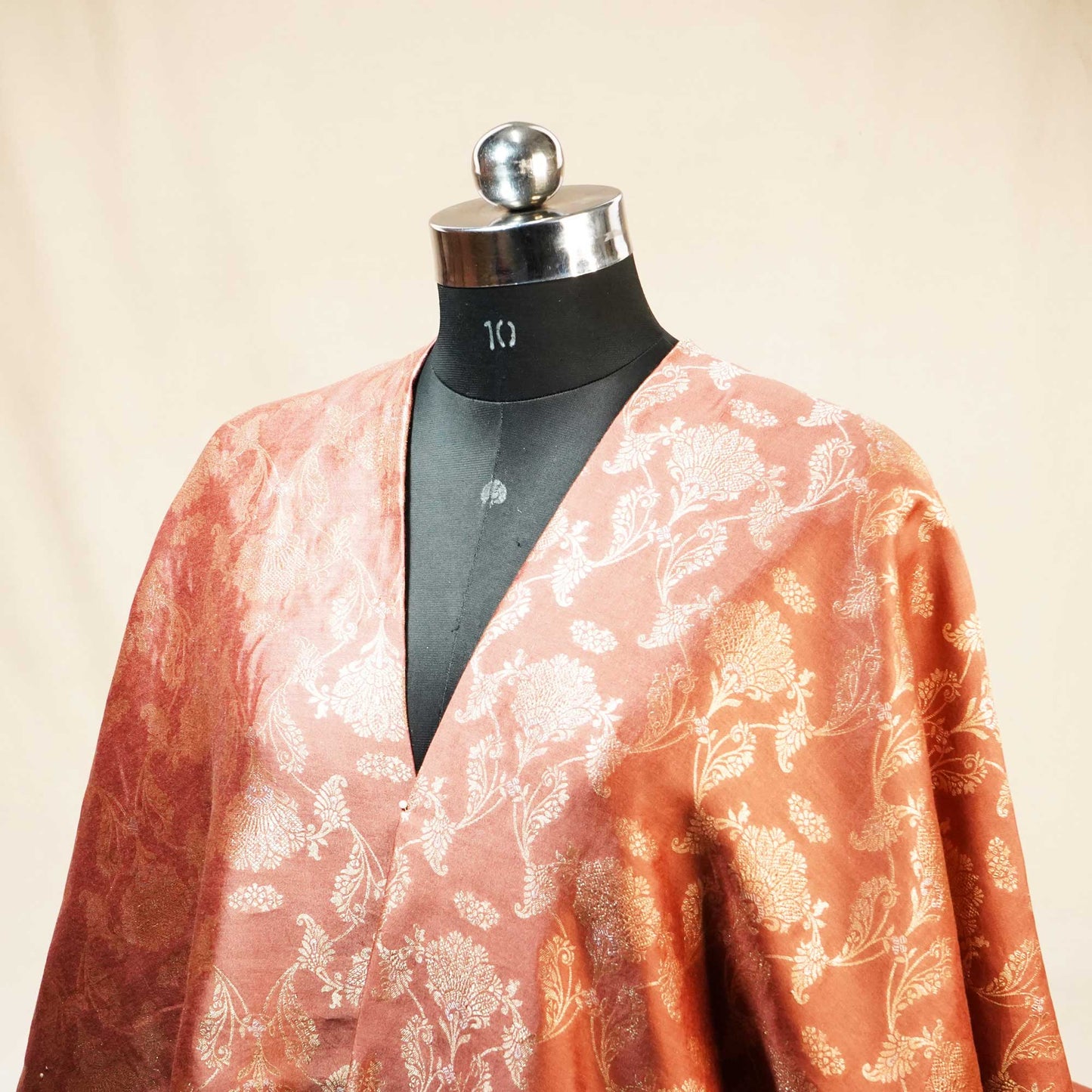 Brown Sona Rupa Jaal Munga Silk YF-24443