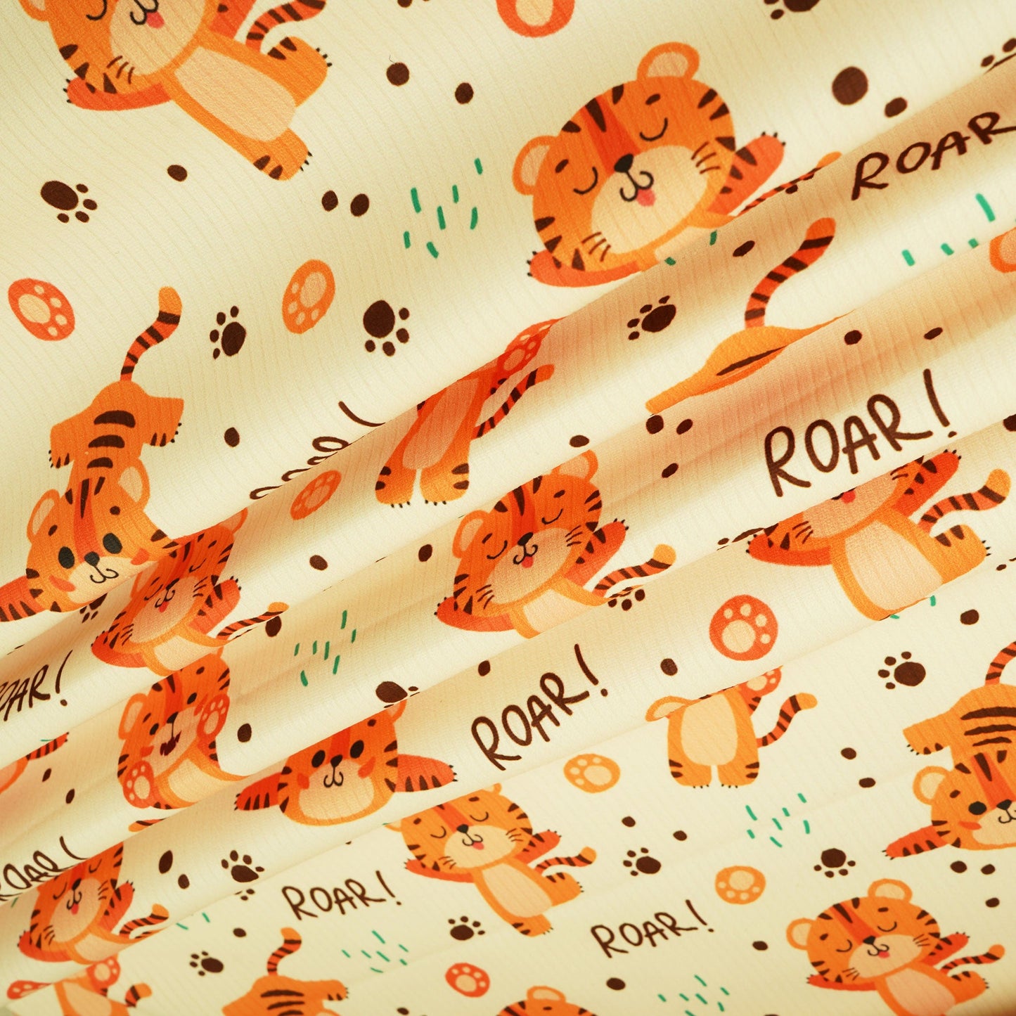 Peach Kids Print Hosiery Fabric RS-24455