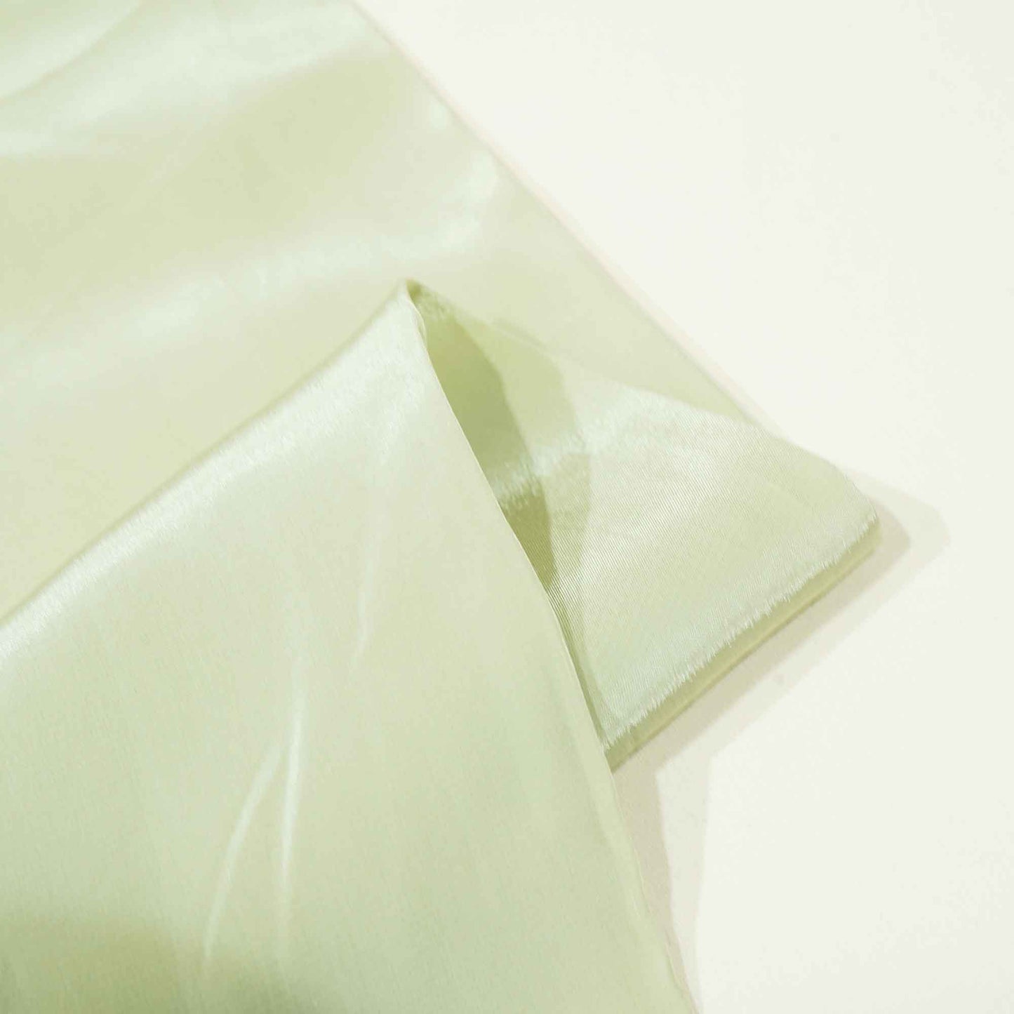 Pista Green Solid Natural Crepe Fabric GT-24466