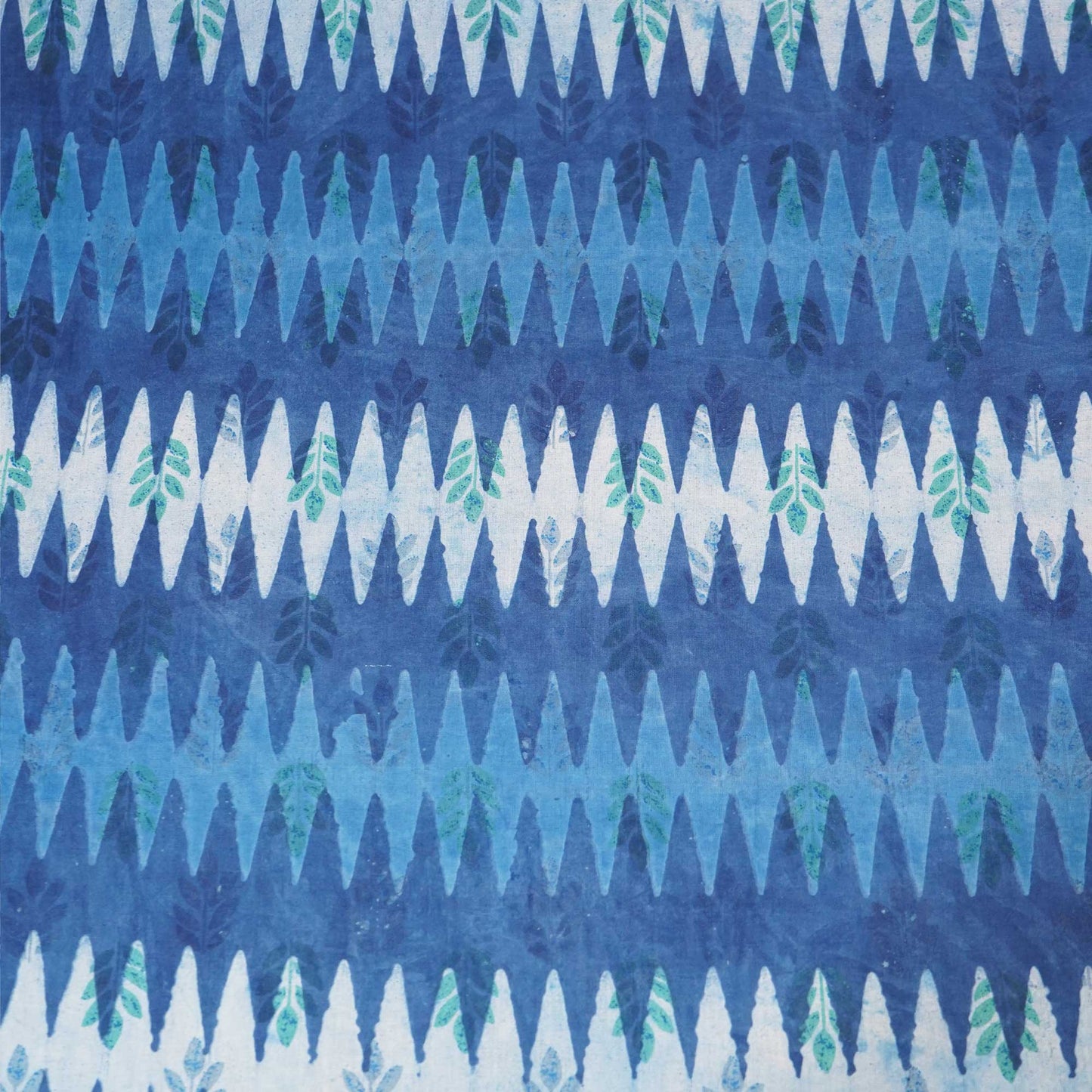 Indigo Dabu Print Cotton Fabric NC-24558