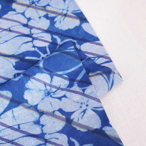 Indigo Dabu Print Cotton Fabric NC-24560