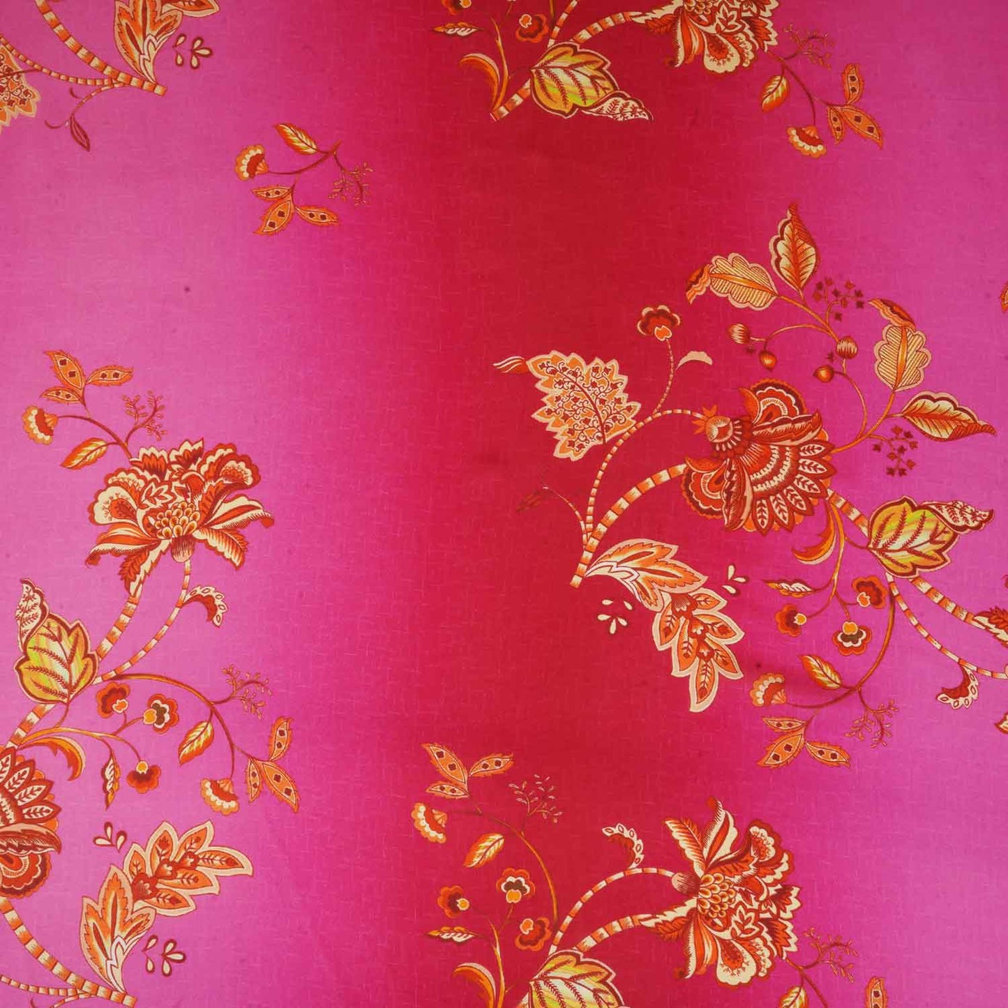 Pink & Lavender Shaded Floral Print Organza Fabric MT-28248