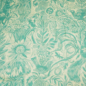Green Tropical Print Chanderi Fabric GT-25328