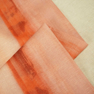 Brown Shibori Print Linen Fabric RM-25355