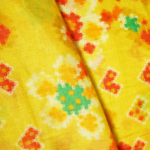 Multicolor Abstract Print Cotton Mulmul Fabric GT-25403