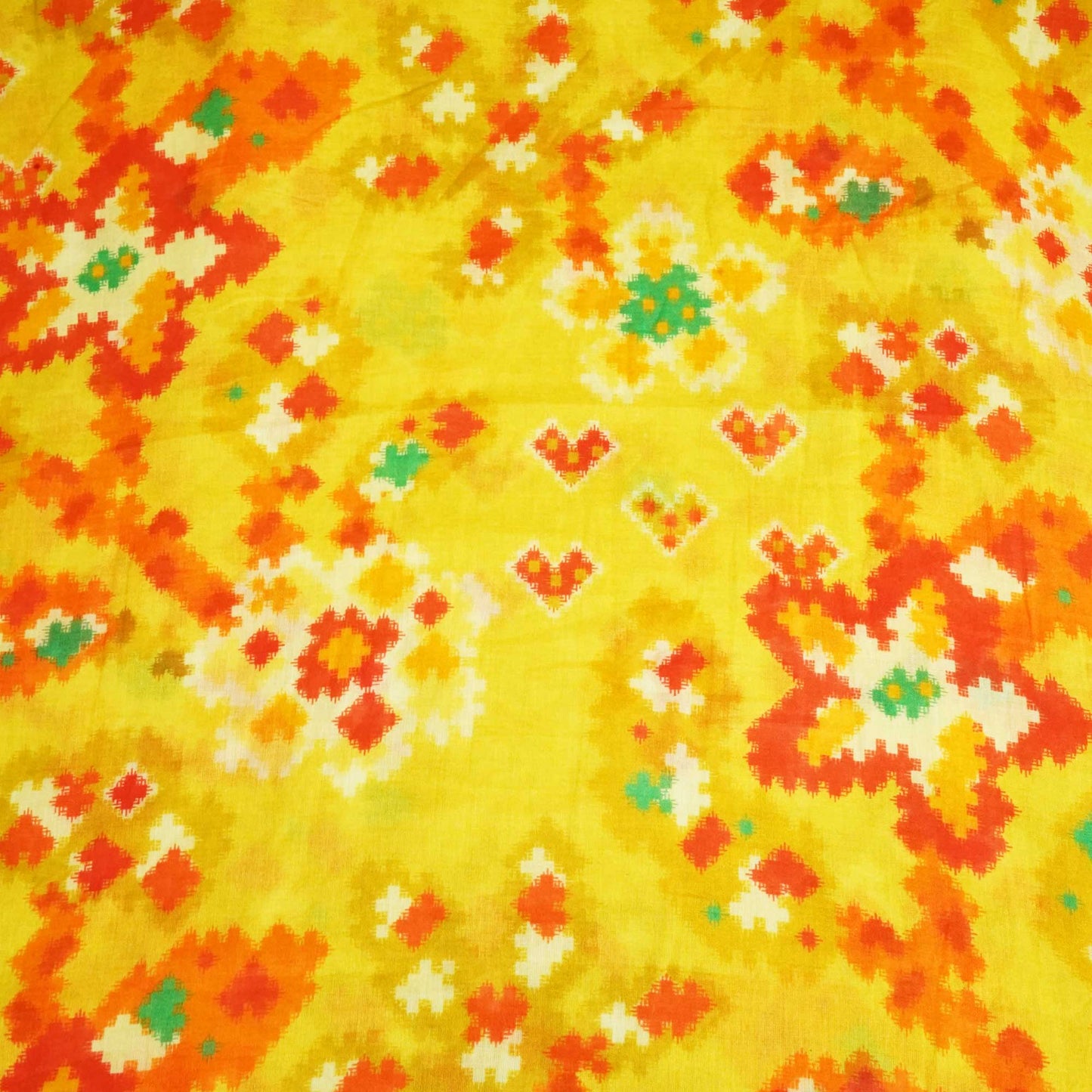 Multicolor Abstract Print Cotton Mulmul Fabric GT-25403