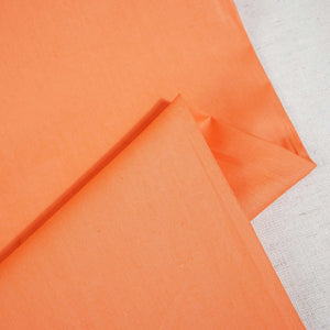 Peach & Orange Solid Poplin Fabric SI-25515