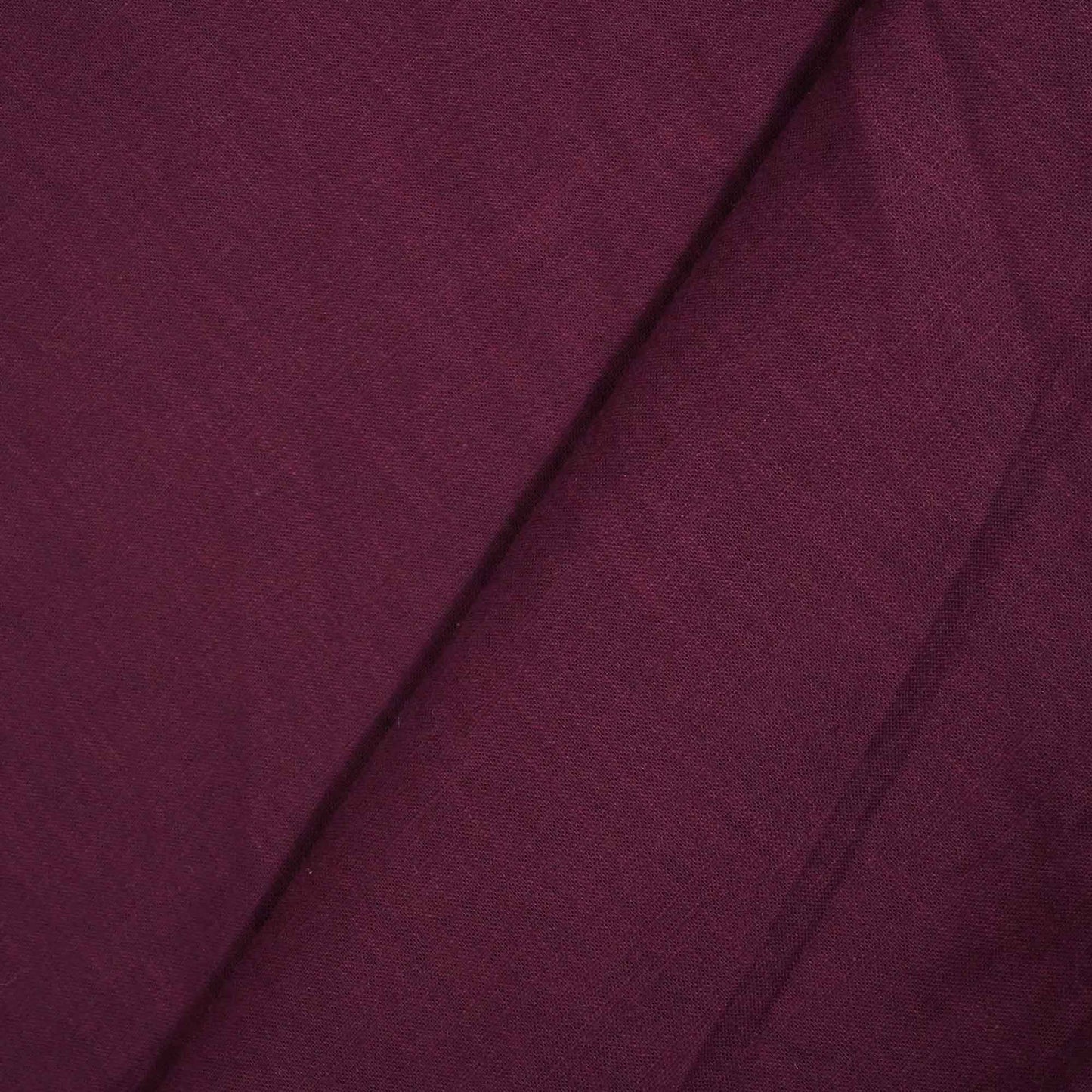 Dark Purple Solid Fabric Cotton Linen Slub SG-25518