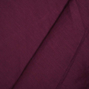 Dark Purple Solid Fabric Cotton Linen Slub SG-25518