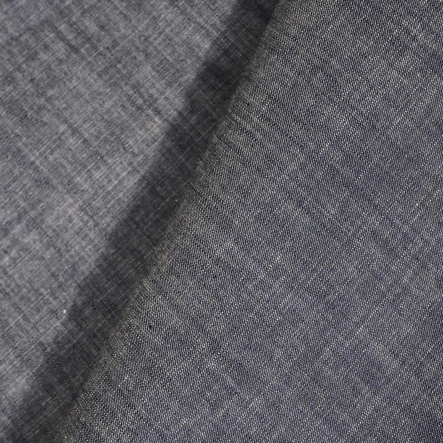 Grey Schiffli On Border Cotton Denim Fabric AF-25859