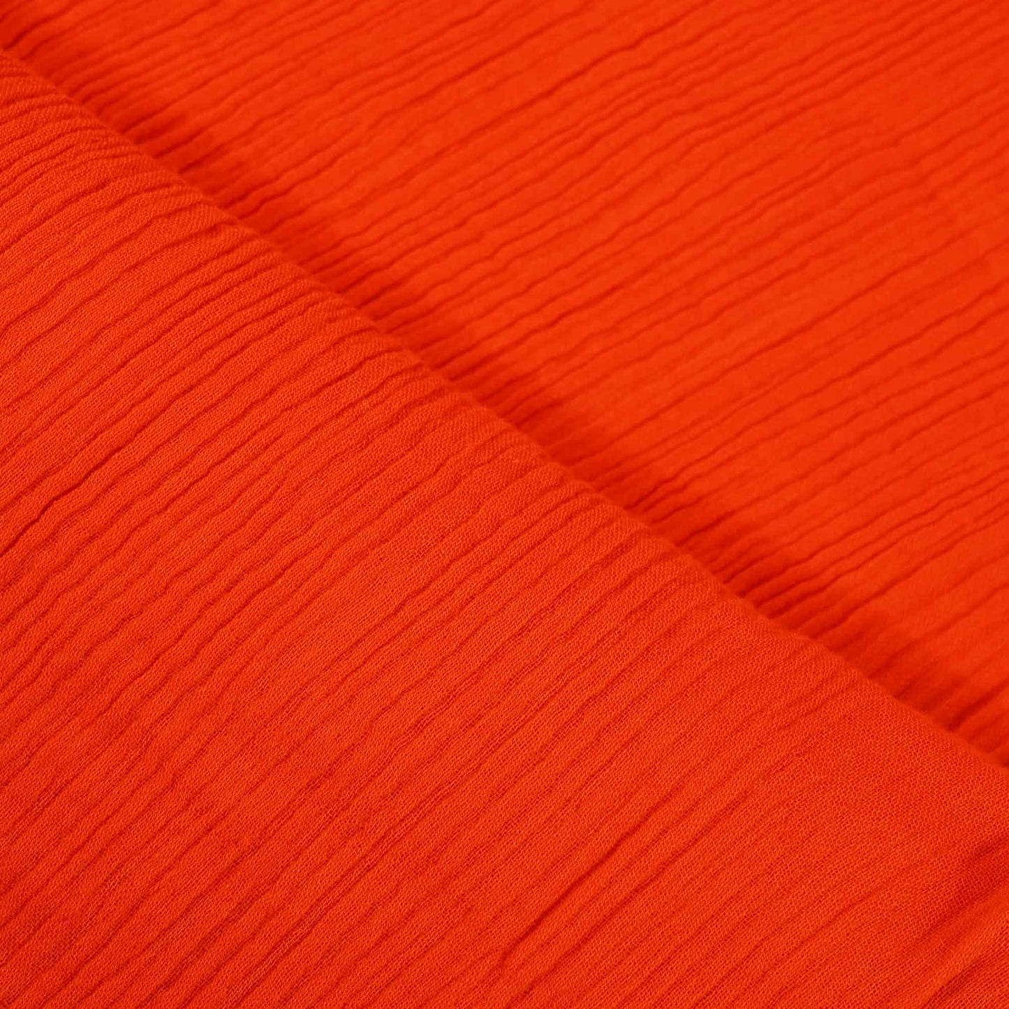 Orange Solid Double Cotton Fabric SKE-26528
