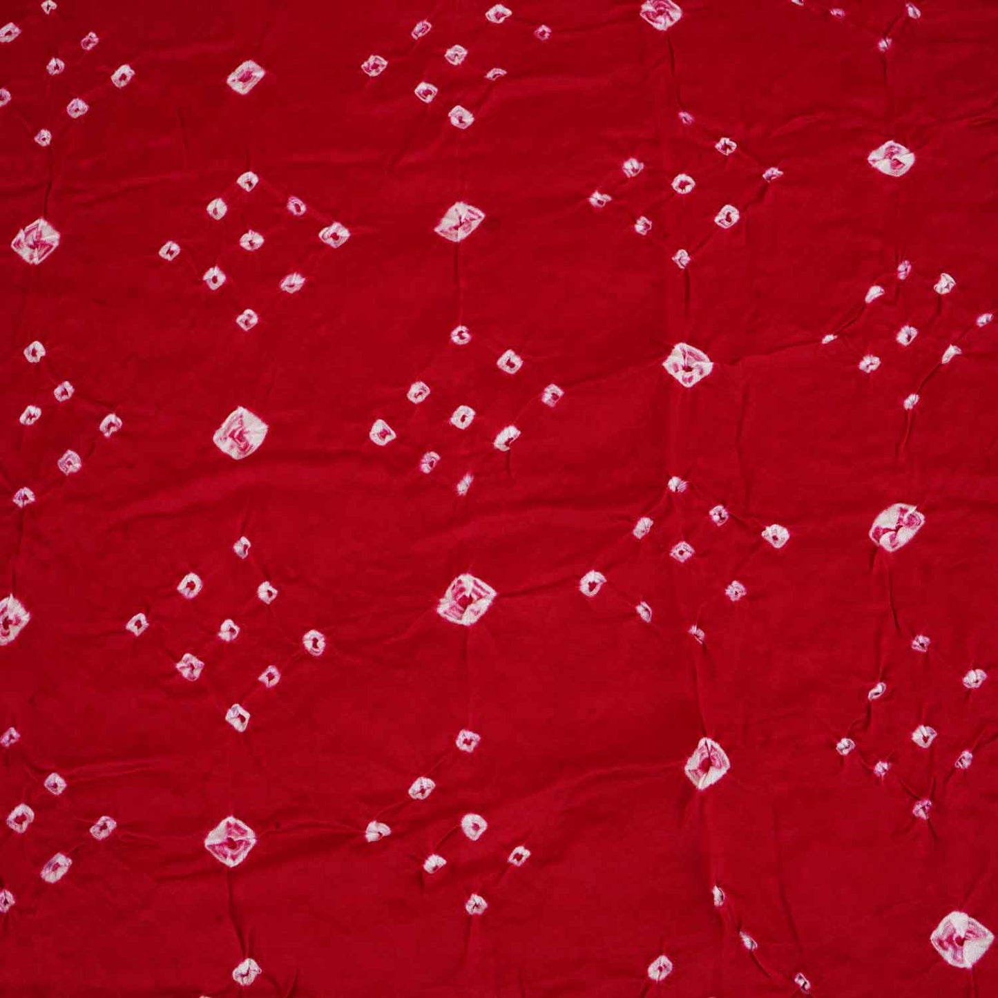 Magenta Bandhani Print Modal Silk Fabric SC-28268