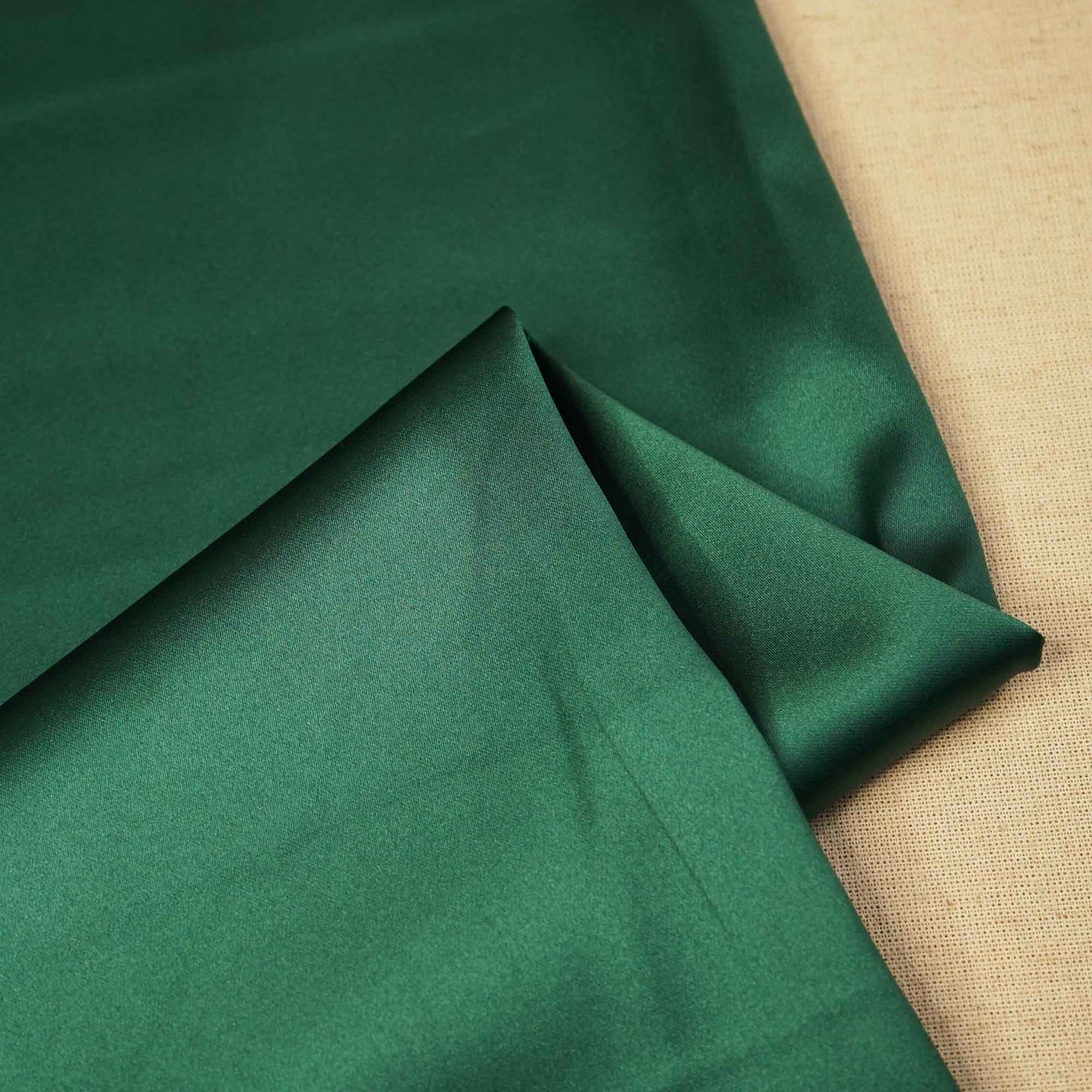 Peacock Green Solid Celina Satin OE-26829