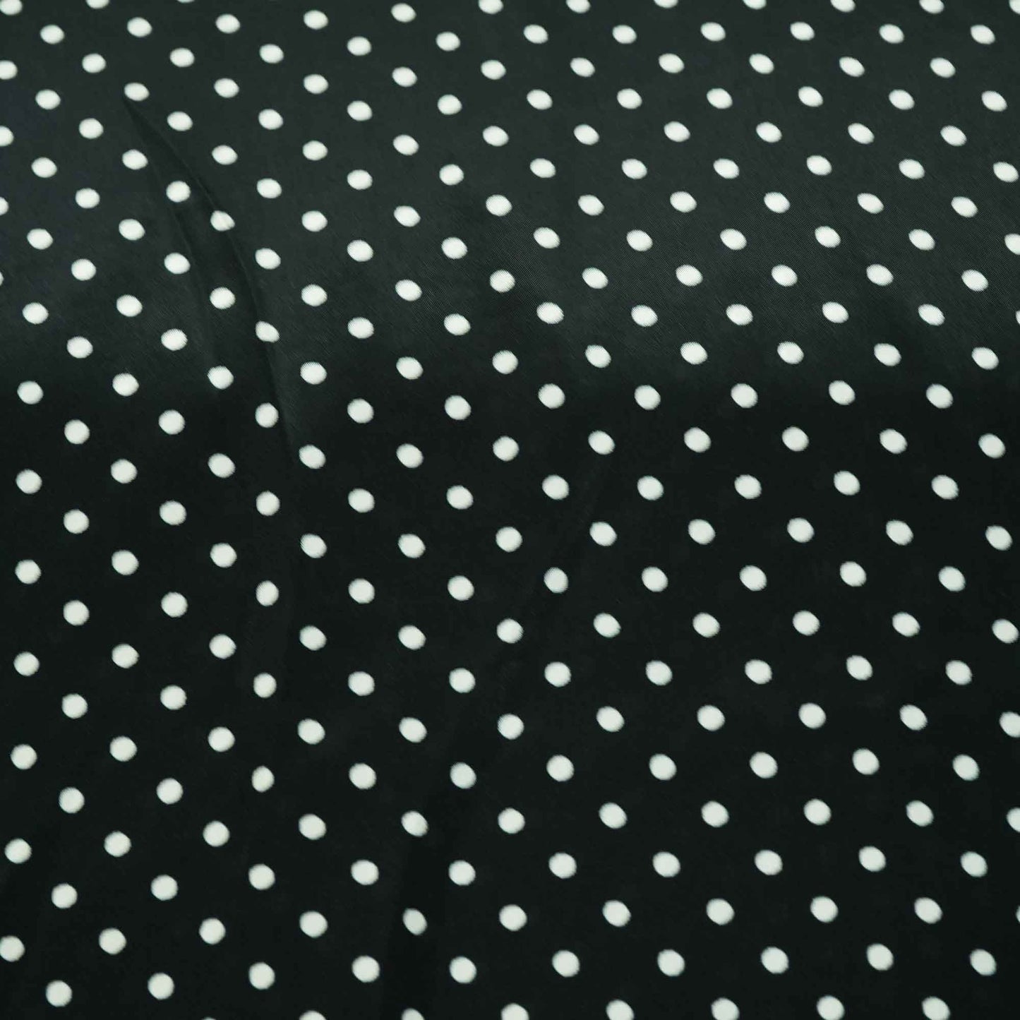 Black Dot Print Creap Fabric Print Creap MTF-26834