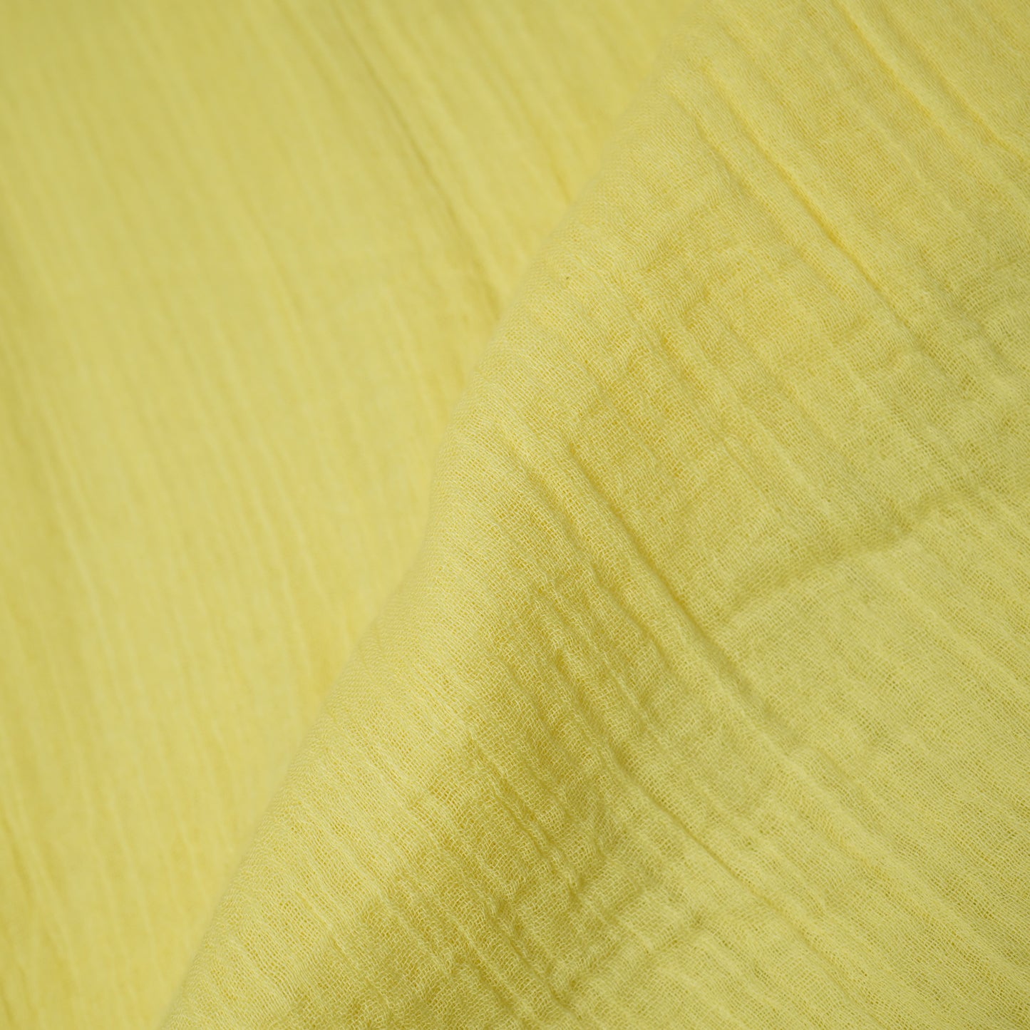 Yellow Solid Double Cotton Fabric-SKE-26844