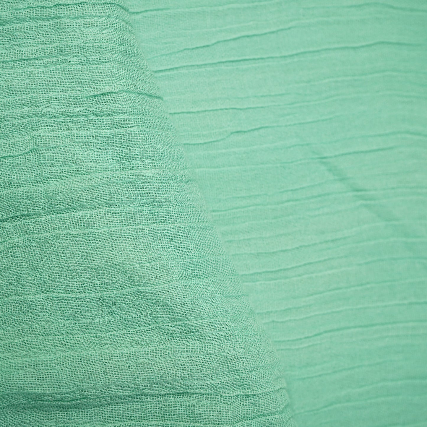 Green Solid Double Cotton Fabric-SKE-26849