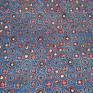 Blue Ajrakh Modal Satin Modal Ajrakh IA-26881
