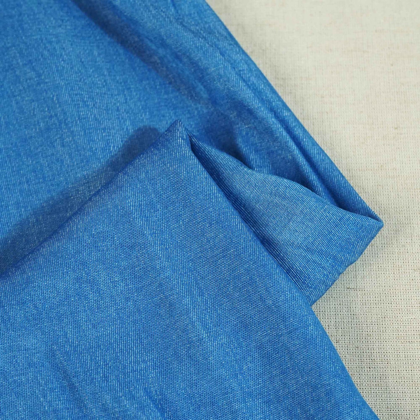 Light Blue Thread Embroidery Denim Fabric AF-26925