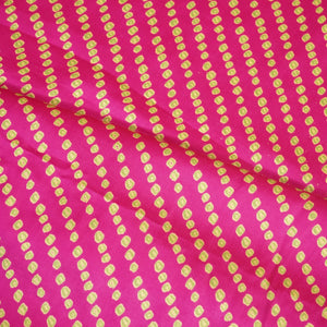 Pink Bandhani Modal Silk-SNTF-26968 - TradeUNO