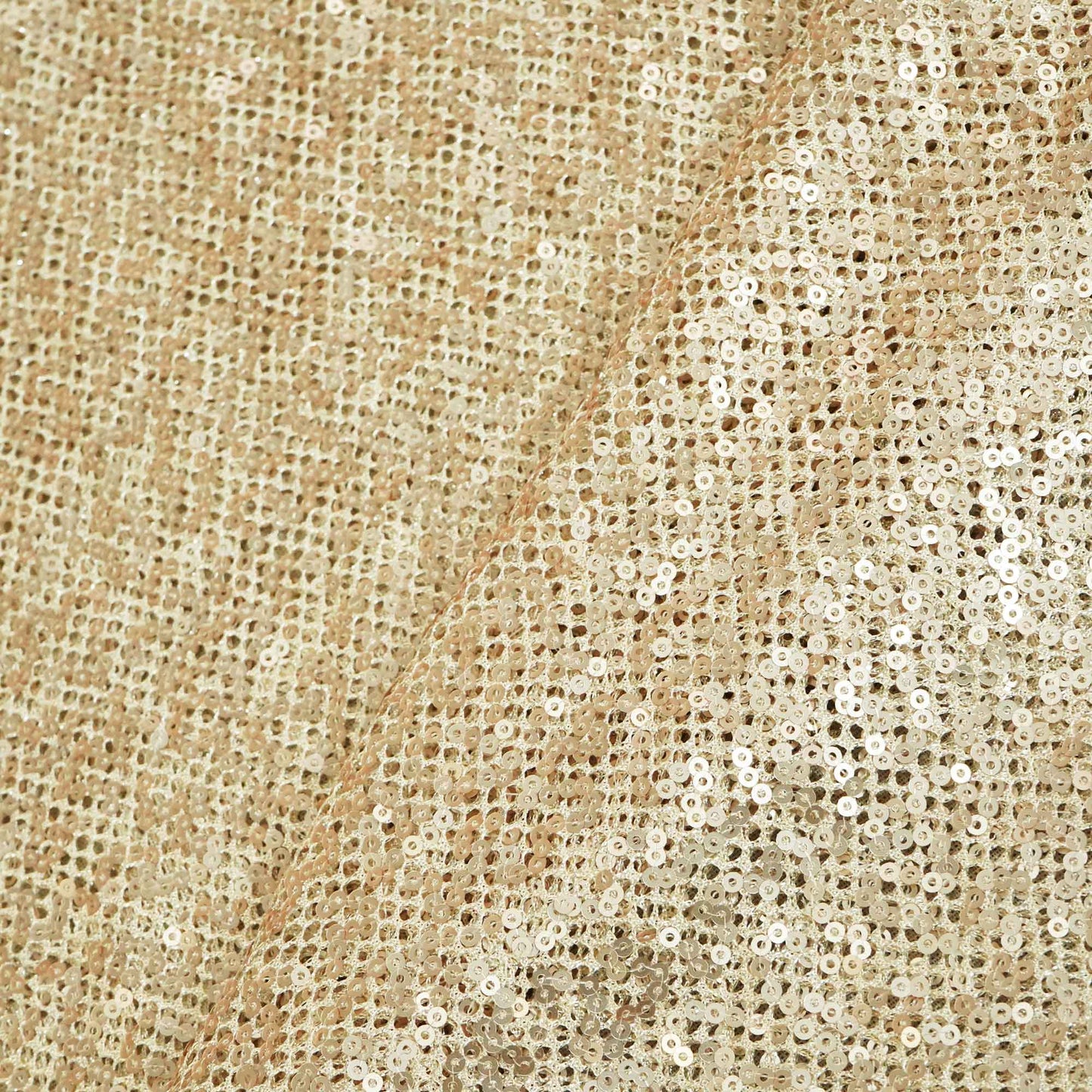 Beige Net Lycra Sequence Net Lycra LFP-27194