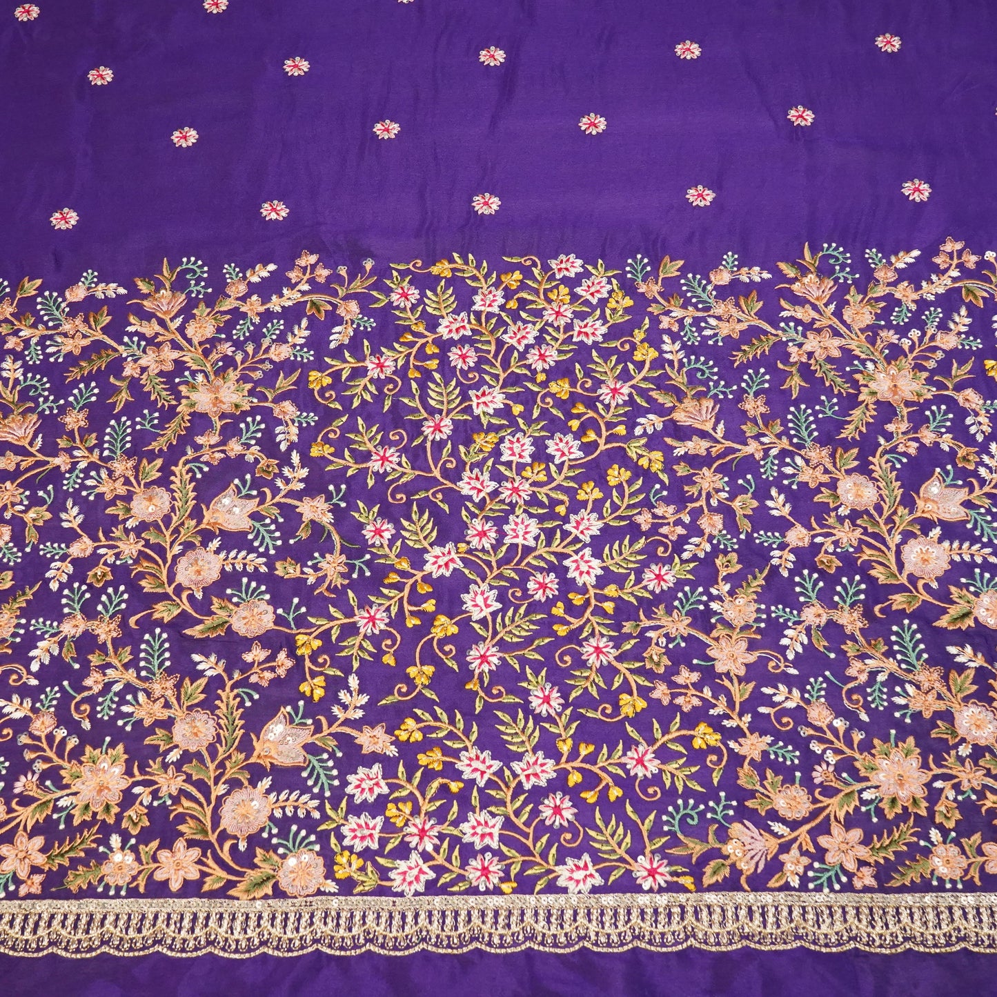 Purple Thread Embroidery Chinnon-RA-27209