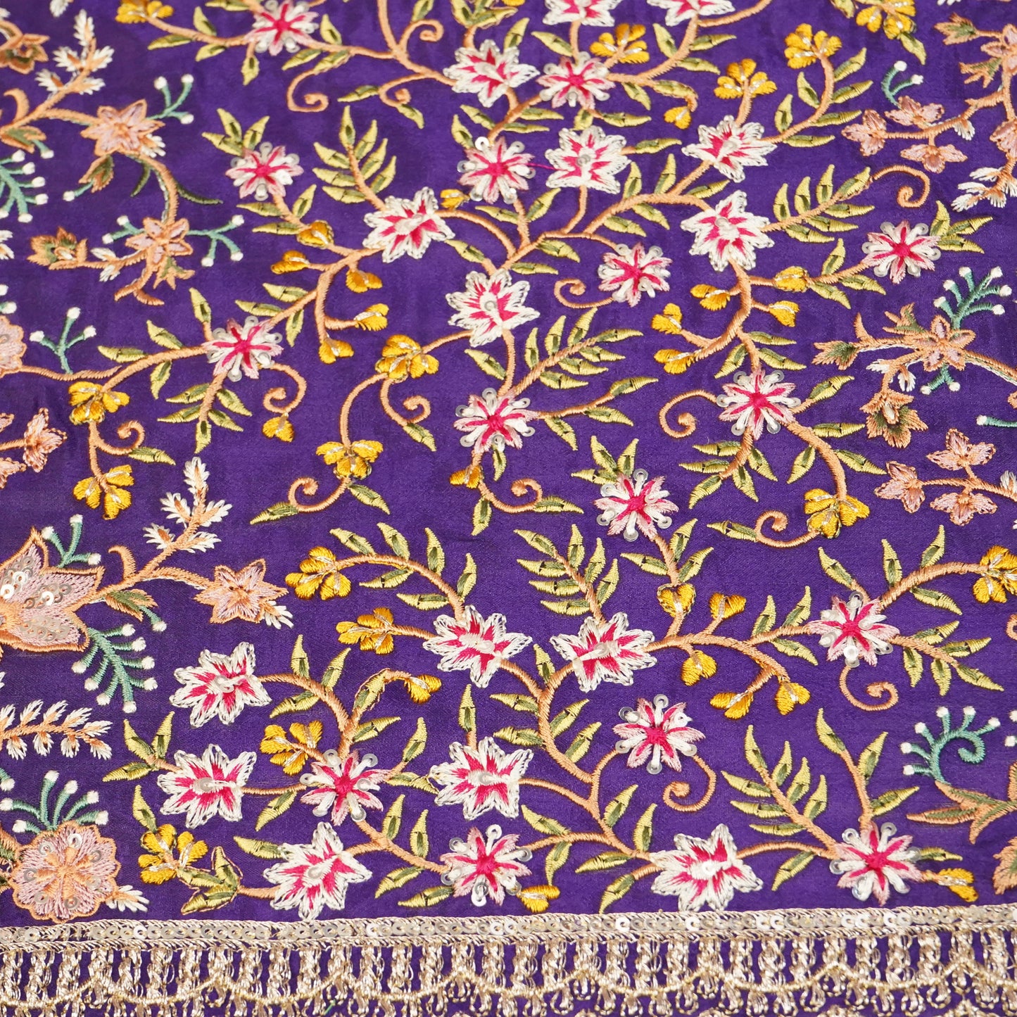 Purple Thread Embroidery Chinnon-RA-27209