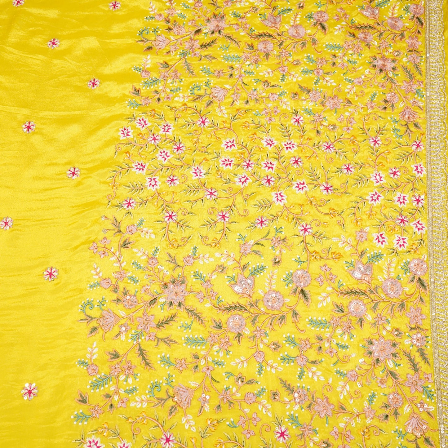 Yellow Thread Embroidery Chinnon-RA-27211