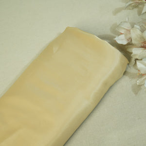 Golden Solid Jimmy Choo Organza Fabric-AF-27212 - TradeUNO